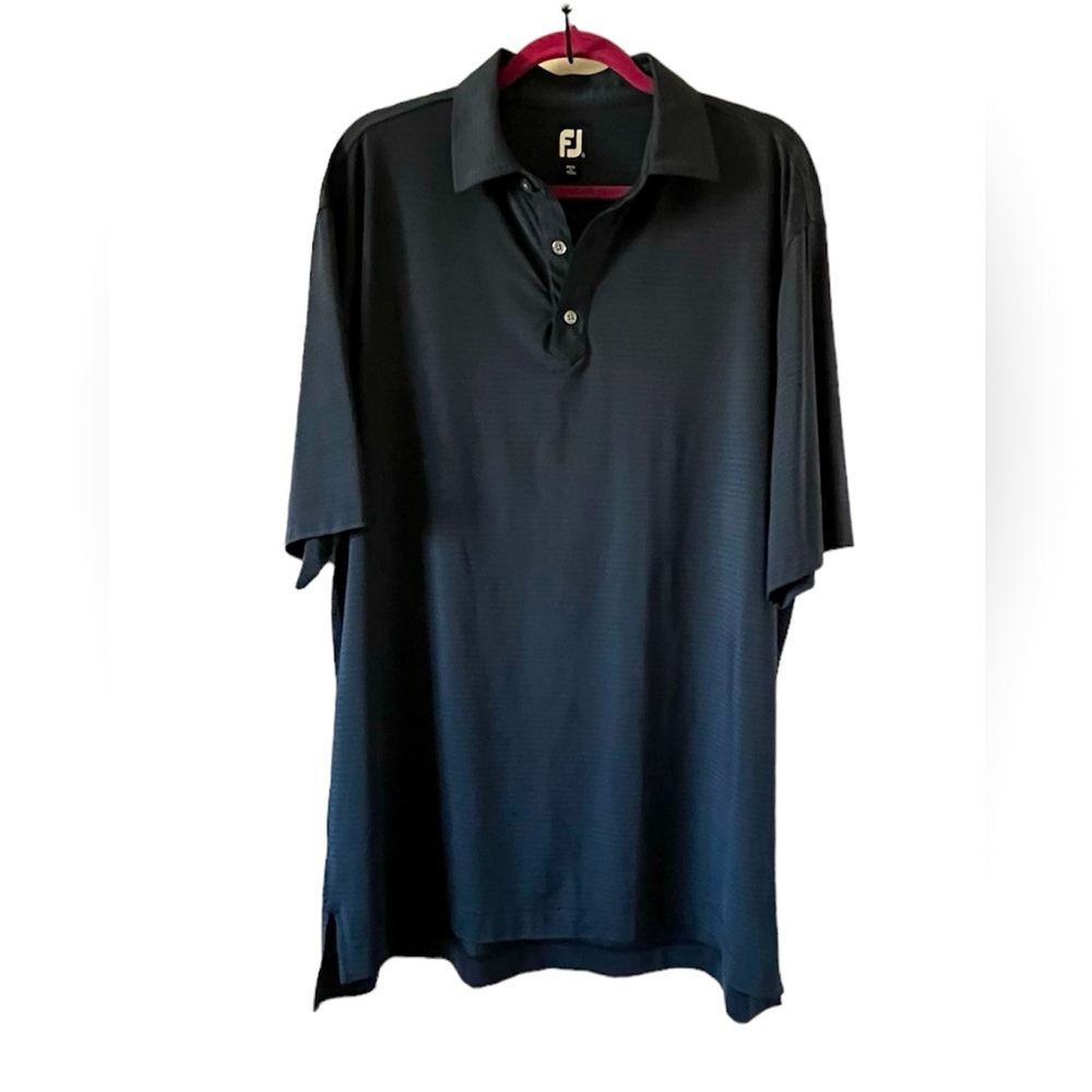 Footjoy FJ Blue Short‎ Sleeve Men’s Polo Shirt Sz XL